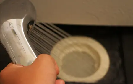 風呂排水口お湯