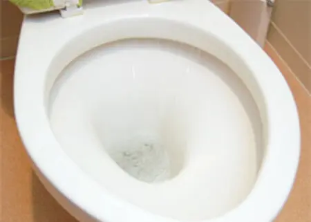 便器を流水