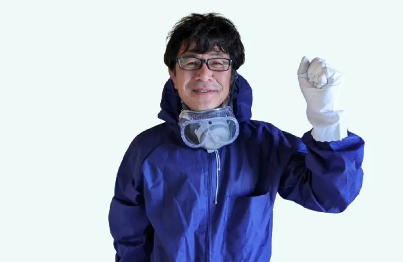 緊急対応が必要な孤独死現場もお任せください。事件現場特殊清掃士と遺品整理士の資格者と同レベルの技術スタッフが在籍、生前整理やお焚き上げサービス、空き家整理も受け付けています。